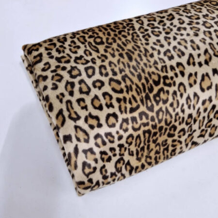 Short Pile Leopard Luxury Faux Fur