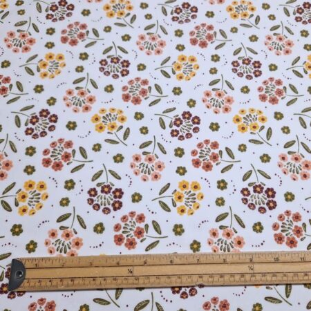 Flower Bunches Polycotton - Image 4