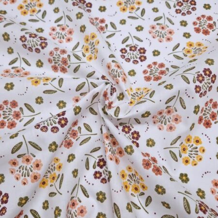 Flower Bunches Polycotton - Image 5