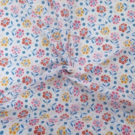 Flower Bunches Polycotton - Image 2