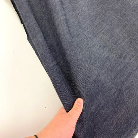 Dark Blue Cotton stretch Denim - Image 5