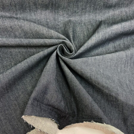 Dark Blue Cotton stretch Denim - Image 4