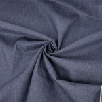 Navy Cotton Stretch Denim