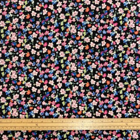 Scattered Flowers Viscose - Image 2