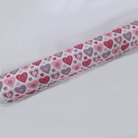 Flowers on Heart Cotton Poplin