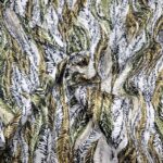 Abstract Leaves Cotton Spandex