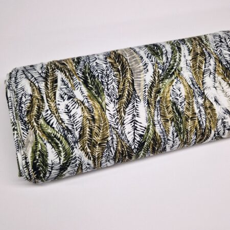 Abstract Leaves Cotton Spandex