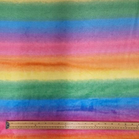 Horizontal Rainbow Cuddle Fleece - Image 3