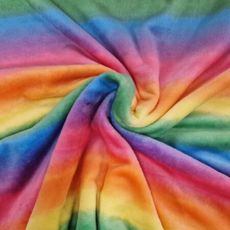 Horizontal Rainbow Cuddle Fleece - Image 2
