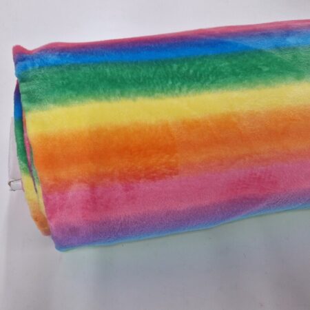 Horizontal Rainbow Cuddle Fleece