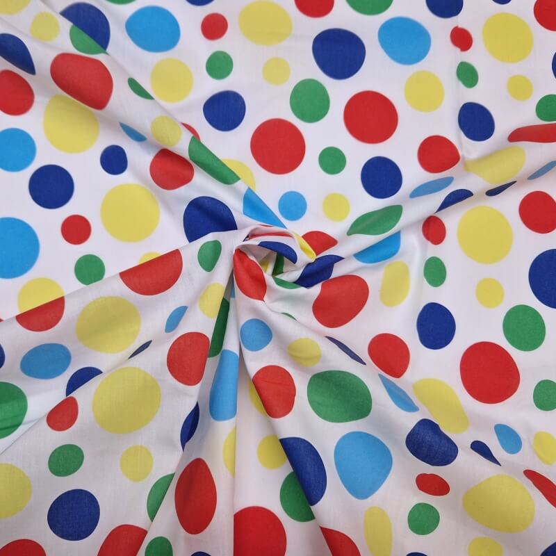 Bubble Spot Polycotton Fabric - The Cheap Shop Tiptree