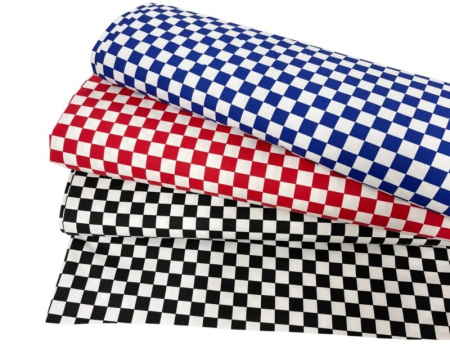 Checkerboard Polycotton Drill
