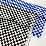 Checkerboard Polycotton Drill
