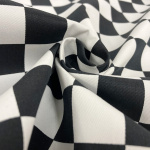 Checkerboard Polycotton Drill