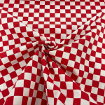 Checkerboard Polycotton Drill