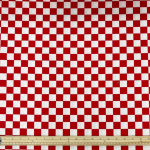 Checkerboard Polycotton Drill