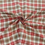 Rustic Plaid Polycotton Fabric