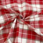 Rustic Plaid Polycotton Fabric
