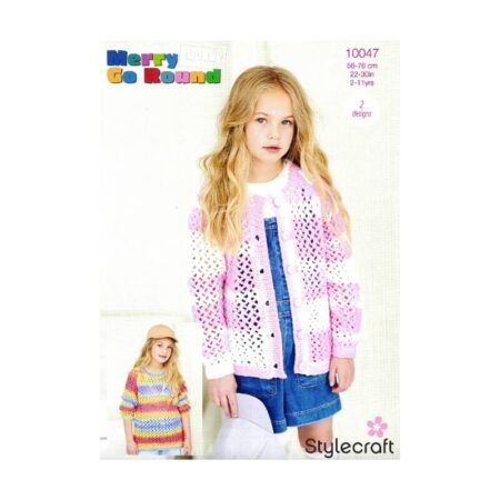 Stylecraft Cardigan & Sweater Pattern 10047