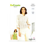 Stylecraft Round & V Neck Tank Tops Pattern 10061