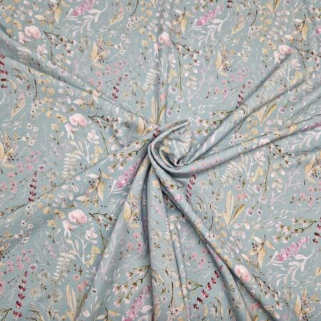 Abstract Flower Art Viscose Jersey - Image 21