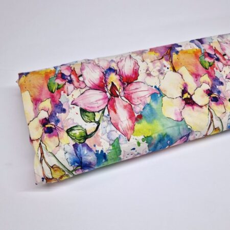 Abstract Flower Art Viscose Jersey - Image 11