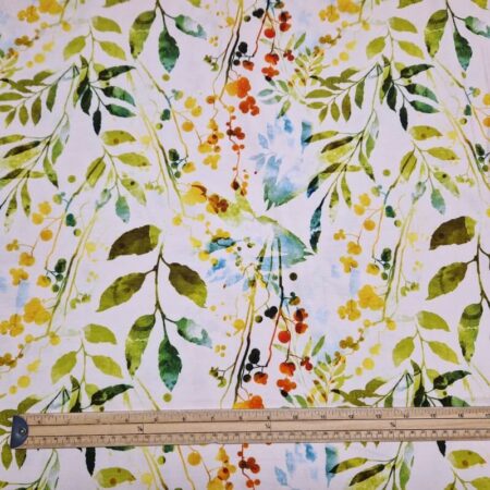 Abstract Flower Art Viscose Jersey - Image 7