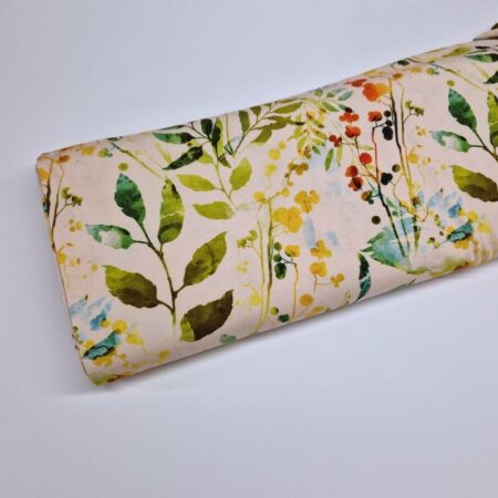 Abstract Flower Art Viscose Jersey - Image 5