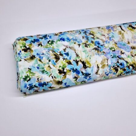 Abstract Flower Art Viscose Jersey - Image 2