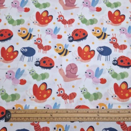 Smiling Garden Bugs Cotton - Image 2