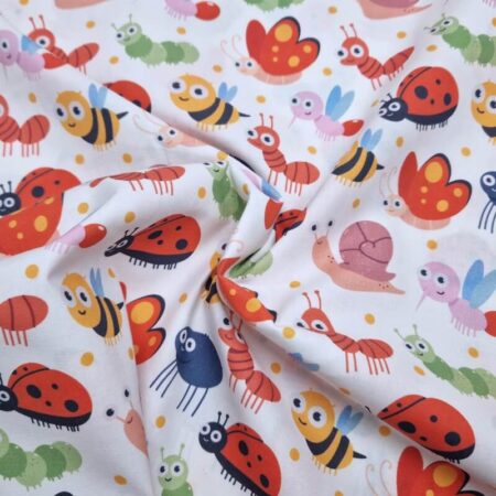 Smiling Garden Bugs Cotton - Image 3