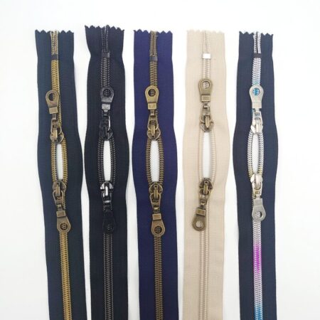 Two Way Closed End Metal Zips - Image 6