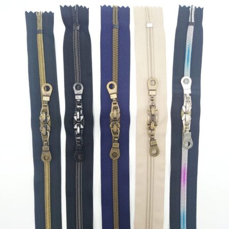 Two Way Closed End Metal Zips - Image 4