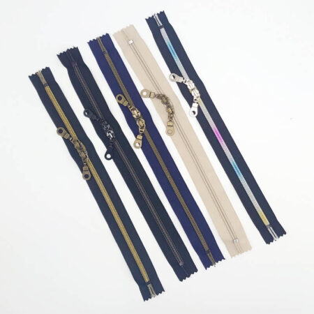 Two Way Closed End Metal Zips - Image 2