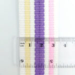Pastel Stripes 32mm Webbings