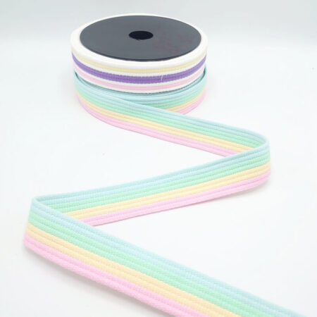 Pastel Stripes 32mm Webbings