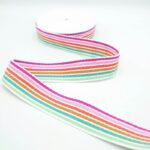 Bright Rainbow 38mm Webbing