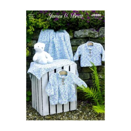 Jacket, Cardigan & Blanket Pattern JB880