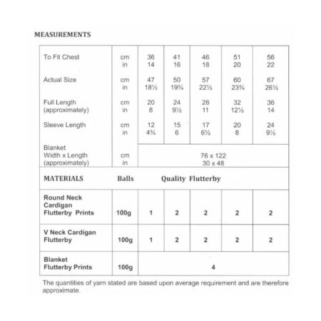 Cardigans & Blanket Pattern JB881 - Image 2