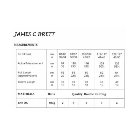 Sweater Pattern JB899 - Image 2