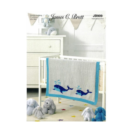 Whale Blanket Pattern JB909