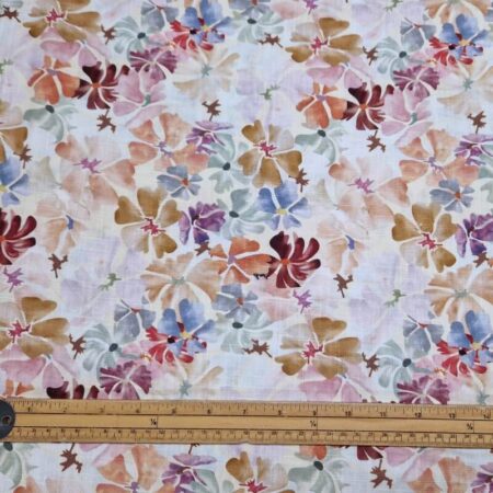 Gelato Blooms Linen Viscose - Image 2