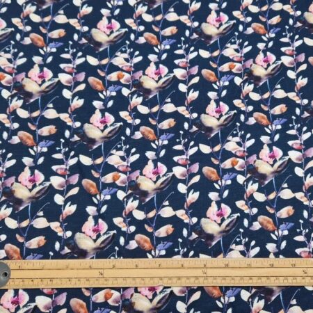 Leaf Trail Linen Viscose - Image 2