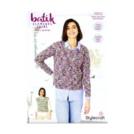 Stylecraft Crochet Vest Top & Sweater Pattern 10052