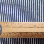 Pinstripe Cotton Denim