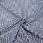 Pinstripe Cotton Denim
