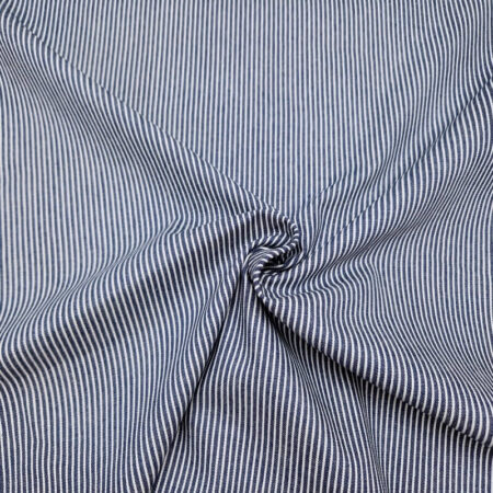 Pinstripe Cotton Denim - Image 5