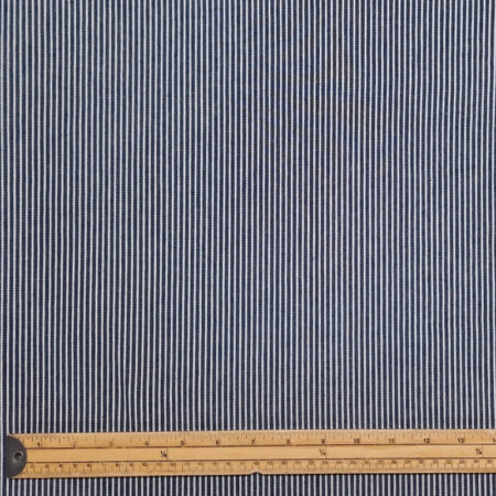Pinstripe Cotton Denim - Image 4