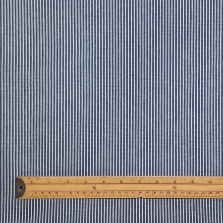 Pinstripe Cotton Denim - Image 2