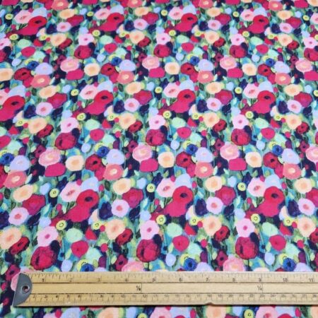 Impressionist Flowers 100% Cotton - Image 2